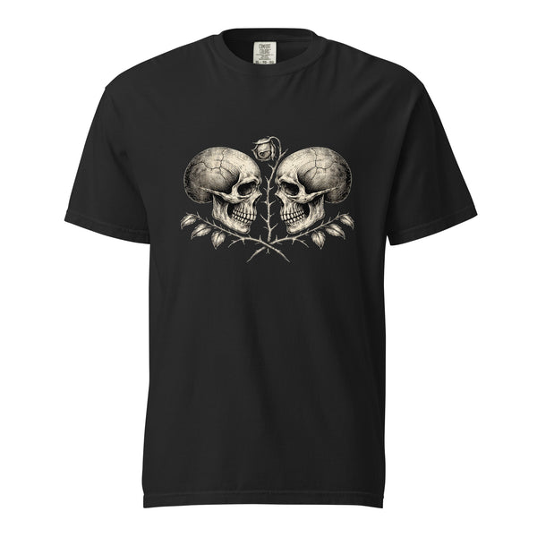 Gothic Skull Valentine Shirt – Dark Romance Unisex Comfort Colors 1717