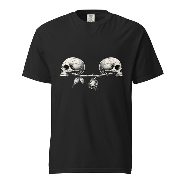 Gothic Balance Skull Valentine Shirt – Dark Romance Unisex Comfort Colors 1717