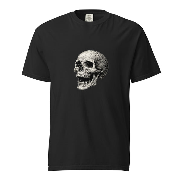 Minimal Skull Gothic Shirt – Dark Aesthetic Unisex T-Shirt