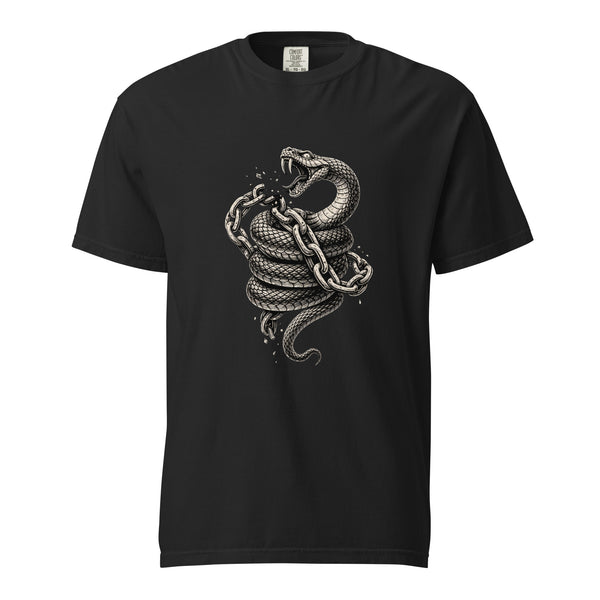 Occult Serpent Sigil Gothic T-Shirt – Dark Symbol Unisex Tee
