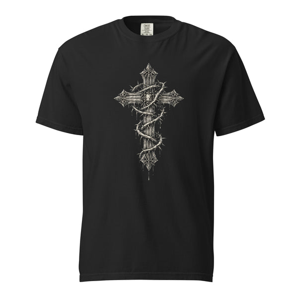 Occult Sigil Cross T-Shirt – Dark Ritual Symbol Gothic Tee